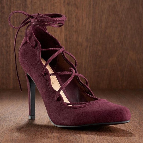 LC Lauren Conrad Shoes - LC Lauren Conrad Runway Collection Wine Pumps